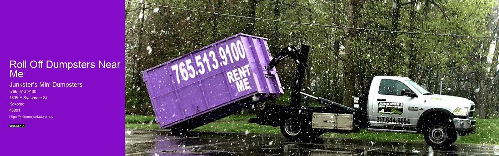 Roll Off Dumpsters Near Me