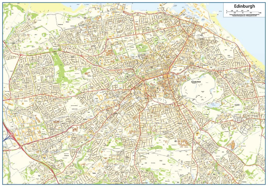 Street map Edinburgh