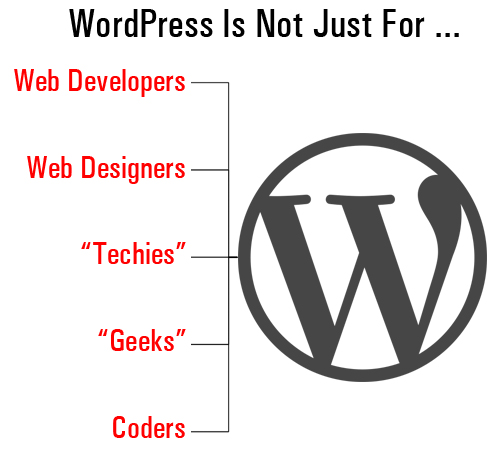 WordPress is not just for geeks and techies WordPress is not just for techies and geeks