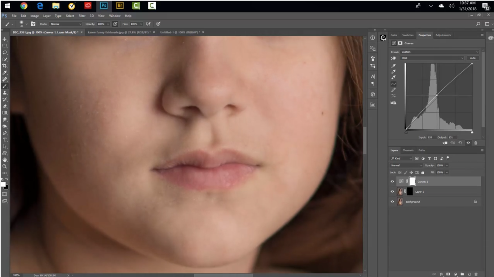 Healing Chapped Lips for Portraits