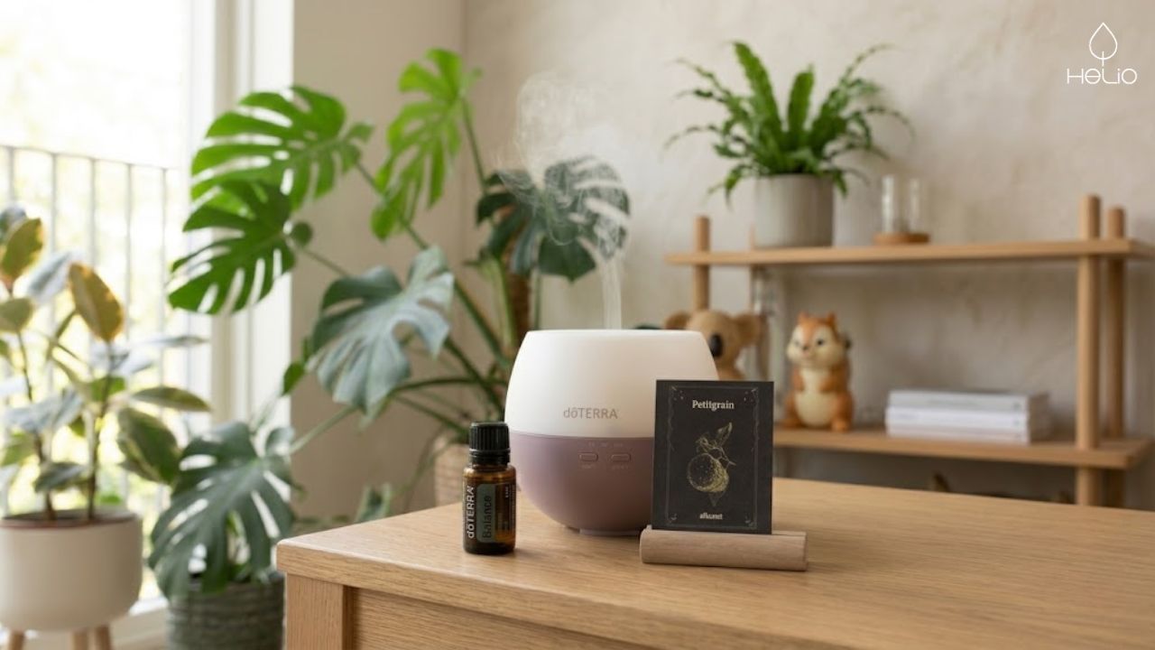 Helio emotie kaartjes met houten standaard en boekje