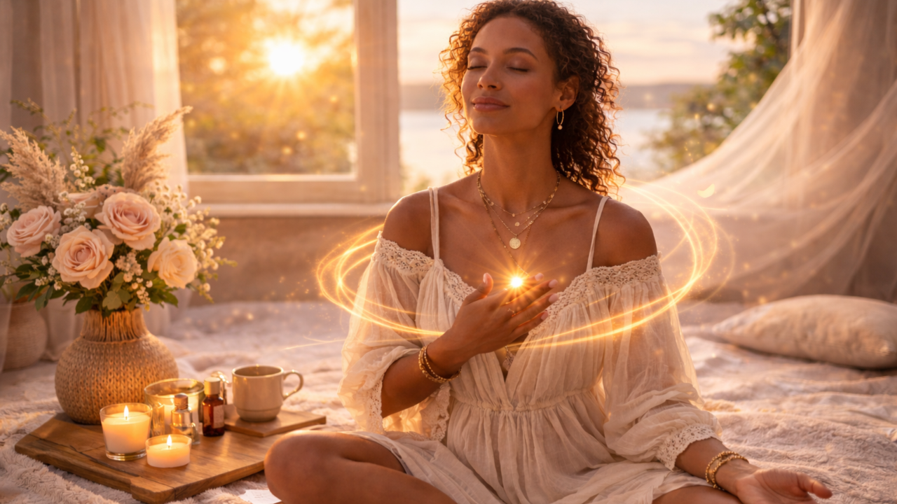 image of a woman sitting and looking confident