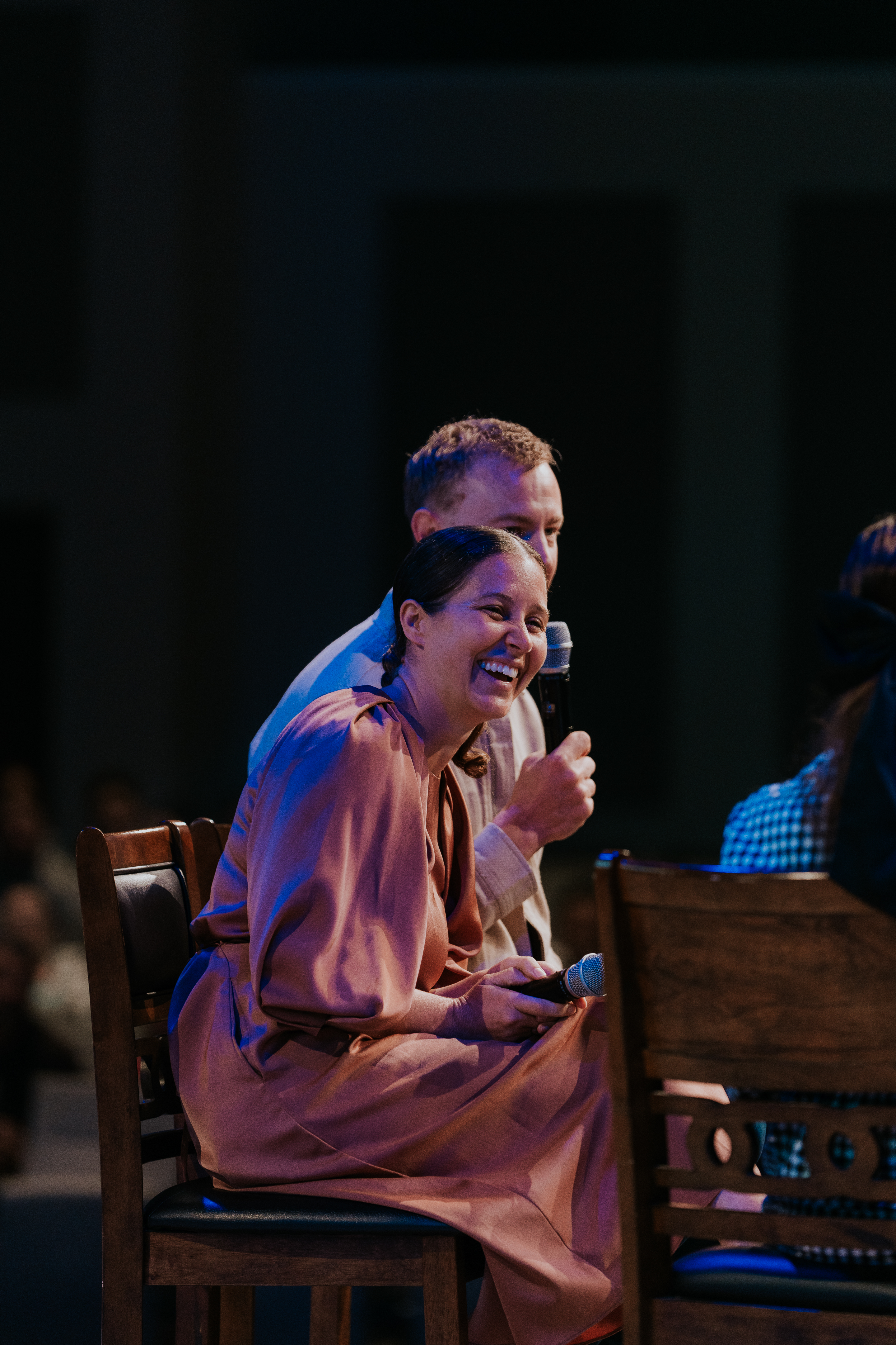 Adam and Karissa teaching