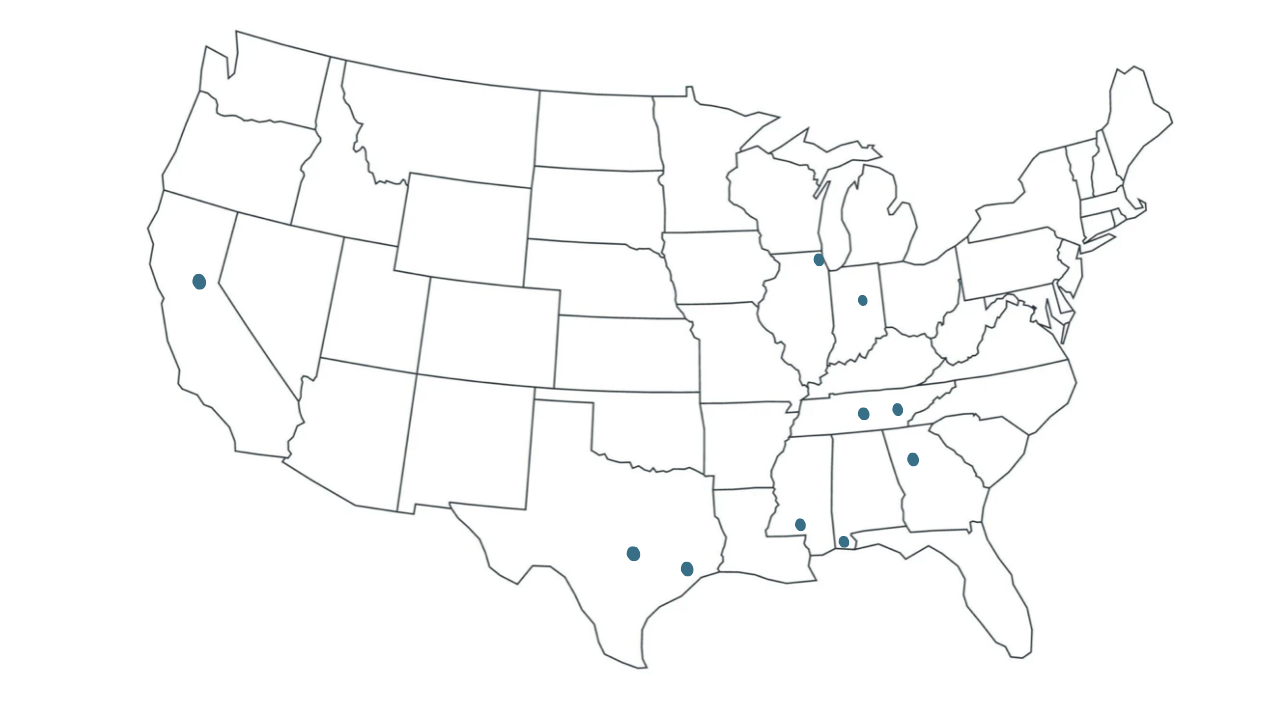 Map of the United States