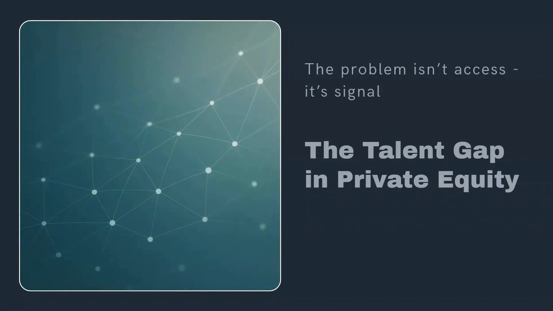 Private Equity Scarcity Imperative – video preview