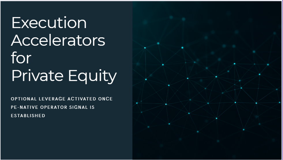 Execution Accelerators for Private Equity – video preview