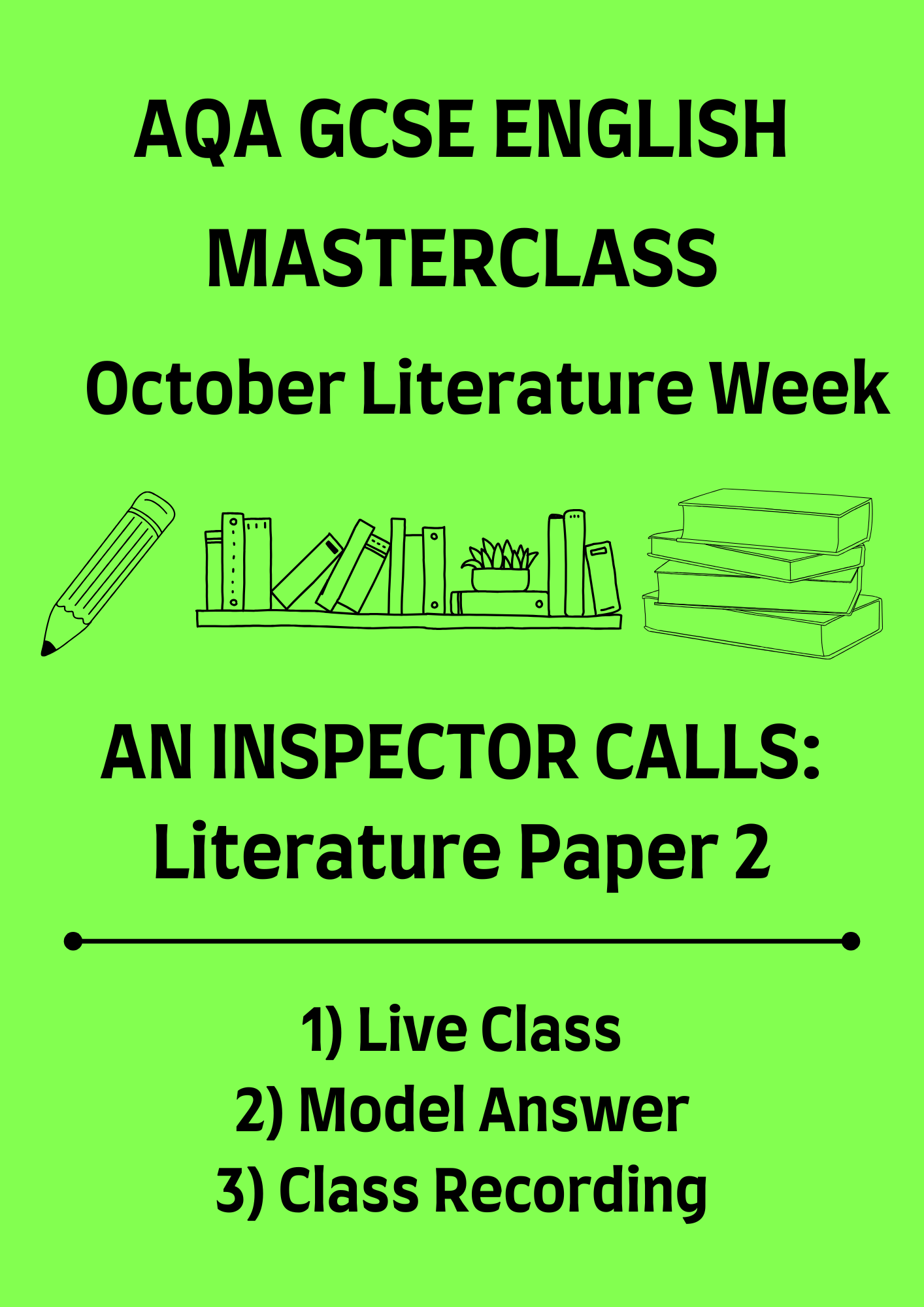 Inspector Calls: Literature Paper 2