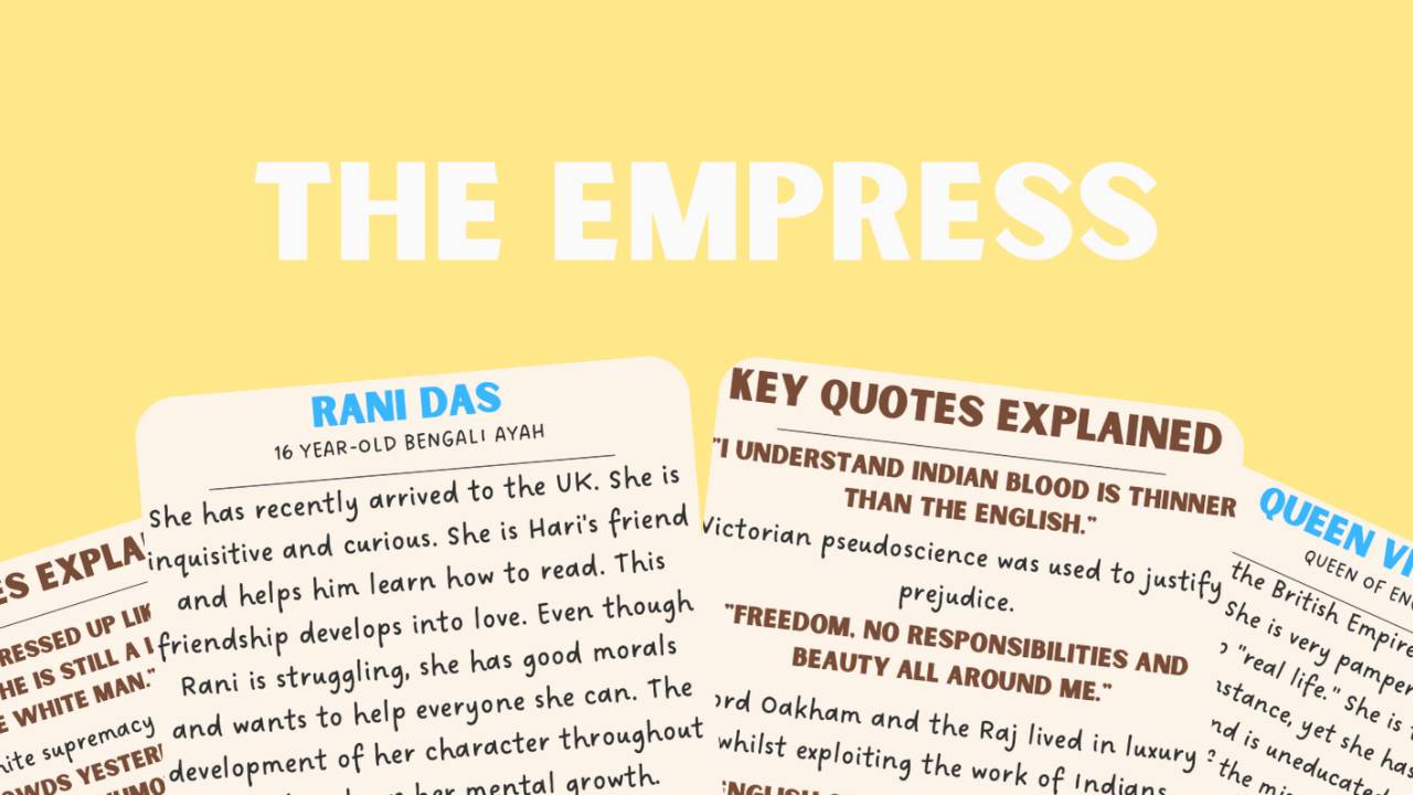 The Empress GCSE Mindmap & Flashcards