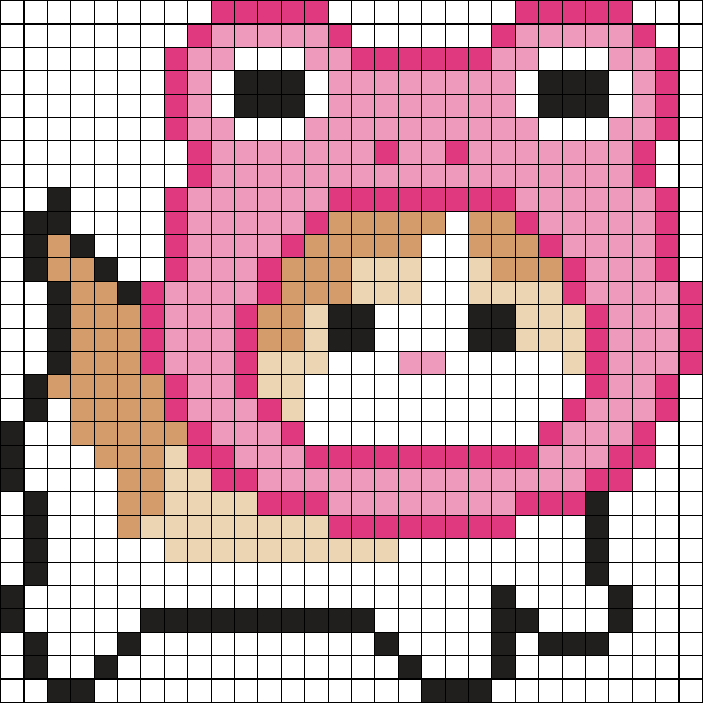 Pink Froggy Hat Cat