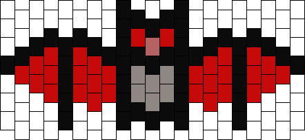 Bat Pony Bead Patterns | Animals Kandi Patterns for Kandi Cuffs