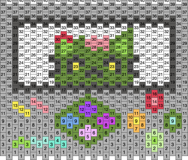 Gameboy Cat Panel Pony Bead Patterns | Animals Kandi Patterns for Kandi ...