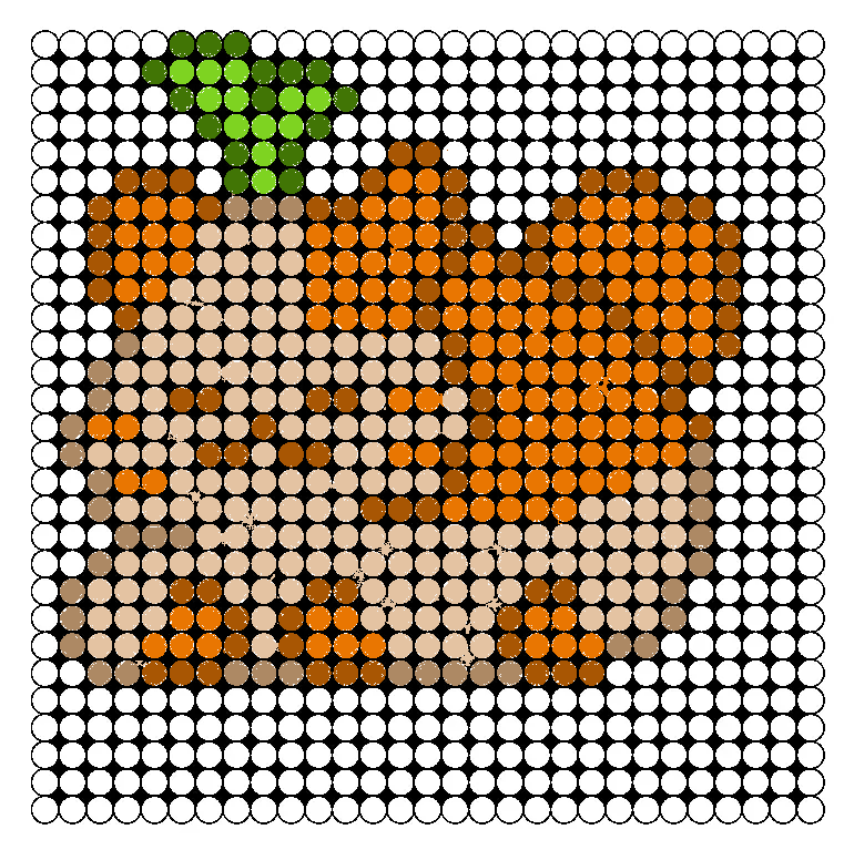 Big Square Perler Bead Pattern | Bead Sprites | Animals Fuse Bead Patterns