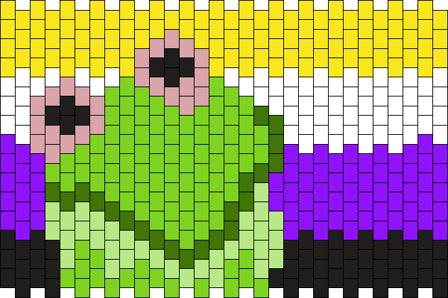 Kermit Says Non-binary Rights Kandi Pattern