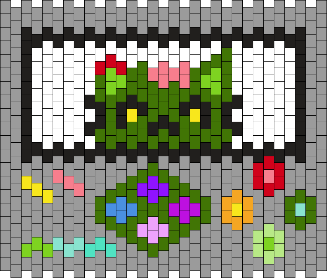 Gameboy Cat Panel Pony Bead Patterns | Animals Kandi Patterns for Kandi ...