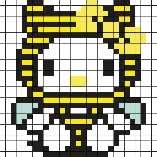 Bee Kitty Perler Bead Pattern | Bead Sprites | Characters Fuse Bead ...