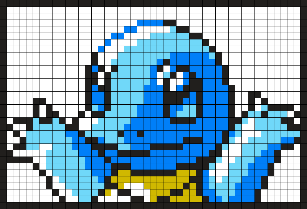 pokemon pixel art squirtle