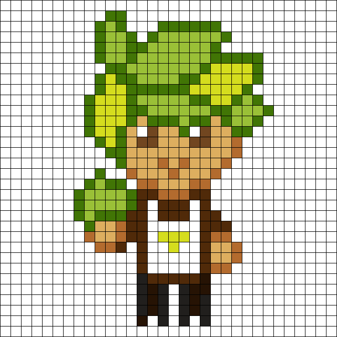 Herb Cookie Perler Perler Bead Pattern Bead Sprites Characters Fuse