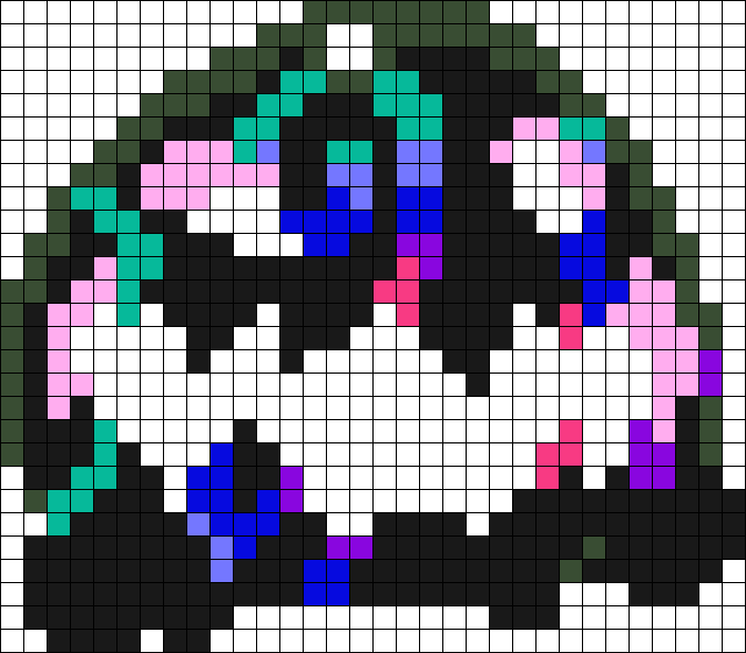 Tar Slime Perler Bead Pattern | Bead Sprites | Characters Fuse Bead ...