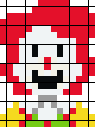 Felix Kranken (The Walten Files) Perler Bead Pattern, Bead Sprites