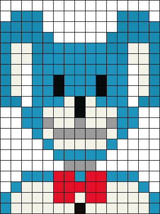 Felix Kranken (The Walten Files) Perler Bead Pattern, Bead Sprites