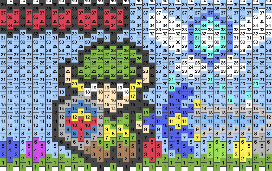 Zelda Pony Bead Patterns Characters Kandi Patterns for Kandi Cuffs