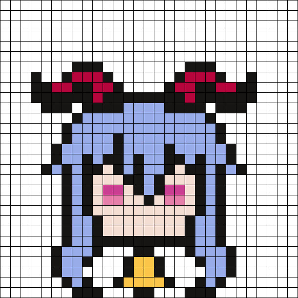 Kandi Patterns for Kandi Cuffs - Characters Pony Bead Patterns