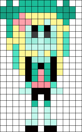 Lagoona (made Using Base Thing By Keroppi !!!) Perler Bead Pattern ...