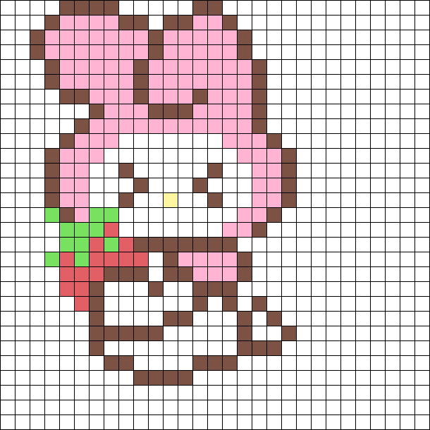 My Melody Perler Bead Pattern Bead Sprite Perler Bead - vrogue.co