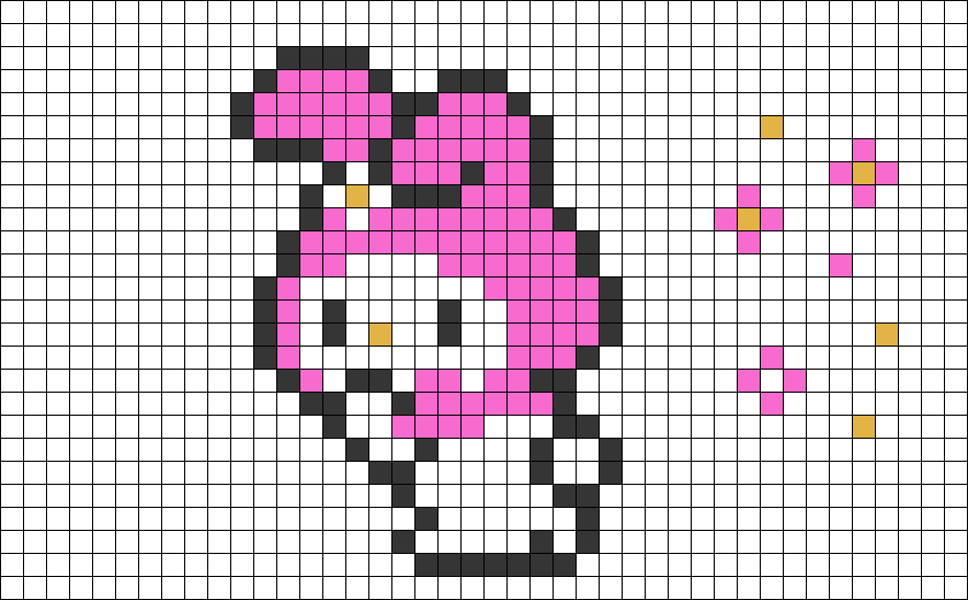 My Melody (plus Mini Flower Accessories)