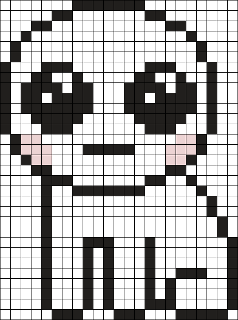 TBH Creature (Yippee!) Perler Pattern Perler Bead Pattern, Bead Sprites