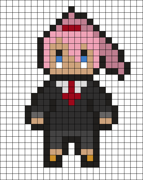 Hello Worker Luka (perler)