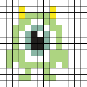 Mike Wazowski Perler
