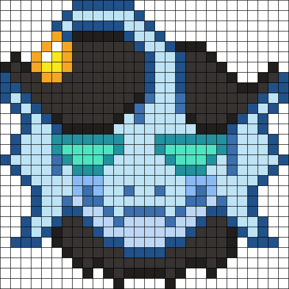 Sebastian Icon Perler Bead Pattern | Bead Sprites | Characters Fuse ...