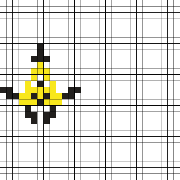 Bill Cipher Gravity Falls Perler Bead Pattern | Bead Sprites ...