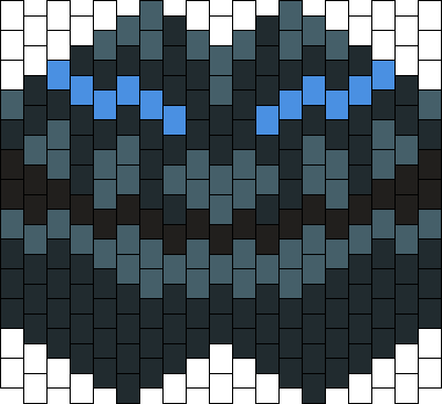 Toothless HTTYD Mask V2 Pony Bead Patterns | Characters Kandi Patterns ...