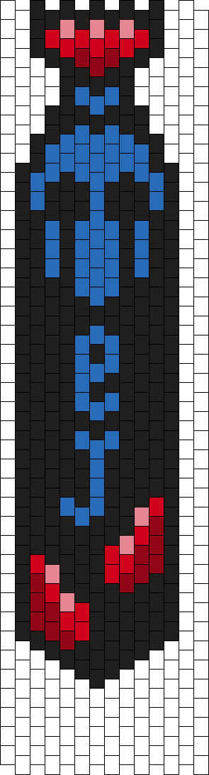 EJ/Eyeless J**k Tie Pony Bead Patterns | Characters Kandi Patterns for ...
