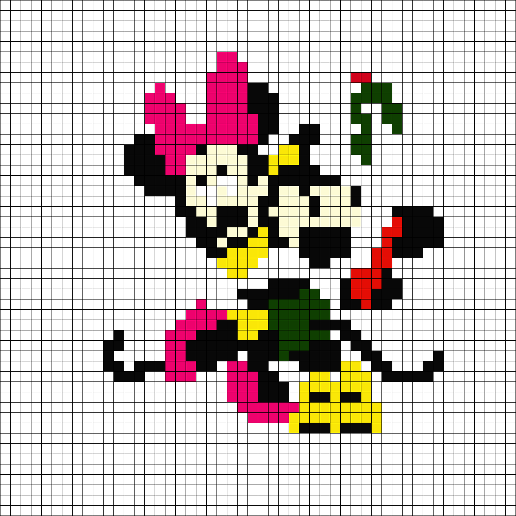 Beads Patterns And Designs 2026.Minnie And Mickey Perler Christmas Mistletoe Perler Bead Pattern | Bead ...