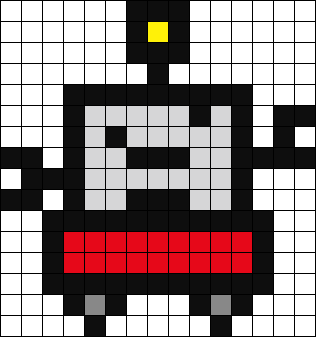 Tamagotchi Androtchi/Robotchi Perler Bead Pattern | Bead Sprites ...