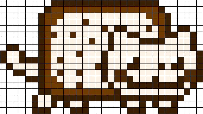 Beads Patterns And Designs 2026.Nyan Cat Cookies And Cream Poptart Cat Perler Perler Bead Pattern ...