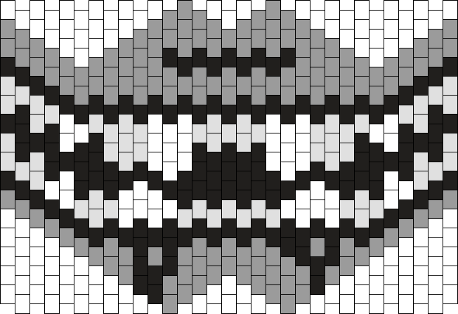 My AU Eyeless J**k Sub Zero Mask Design Pony Bead Patterns | Characters ...
