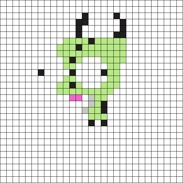 Gir Perler Beads Perler Bead Pattern | Bead Sprites | Characters Fuse ...