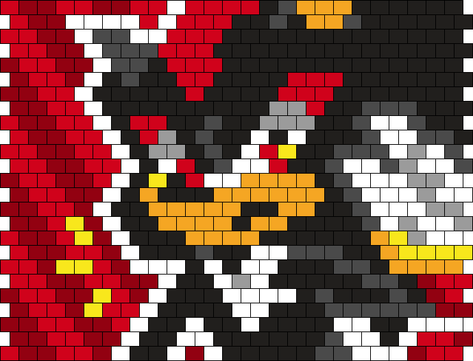 Shadow 2 Bead Pattern | Peyote Bead Patterns | Characters Bead Patterns