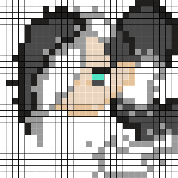 Piers Pokemon Perler Bead Pattern | Bead Sprites | Characters Fuse Bead ...