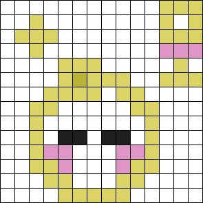 Glisten Perler Bead Pattern | Bead Sprites | Characters Fuse Bead Patterns