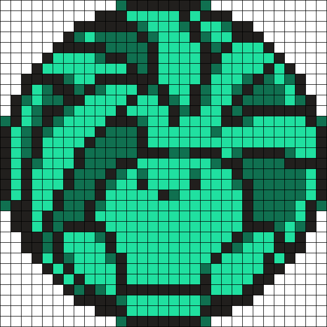 Oddish Coin (Pokemon TCG GB 2) Perler Bead Pattern | Bead Sprites ...