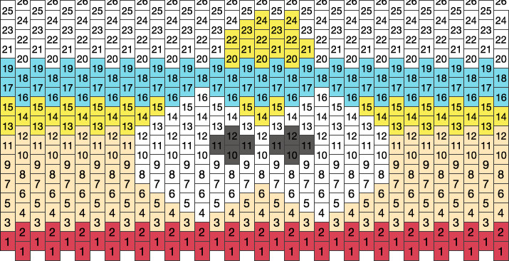 Eric Cartman Cuff Pony Bead Patterns | Characters Kandi Patterns for ...