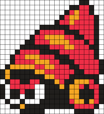 Mega Man Pattern Tanishi (Mega Man 2) Perler Bead Pattern | Bead Sprites | Characters ...