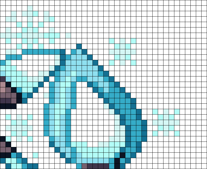 Mereor Pattern Miniceon Meteor? 2/4 Perler Bead Pattern | Bead Sprites | Characters ...