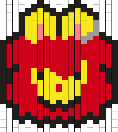 Smaller Charlotte Charm [Stomach Book] Pony Bead Patterns | Characters ...