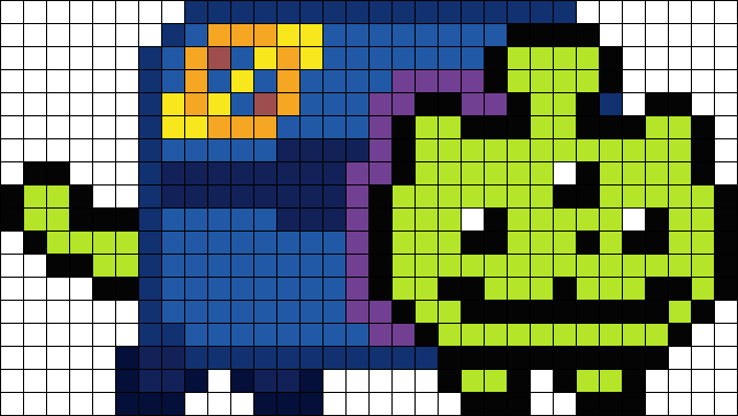 Nyan Cat Alien Toy Story Perler Disney Perler Bead Pattern | Bead ...